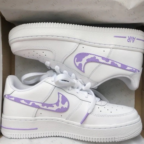 nike air force pastel purple